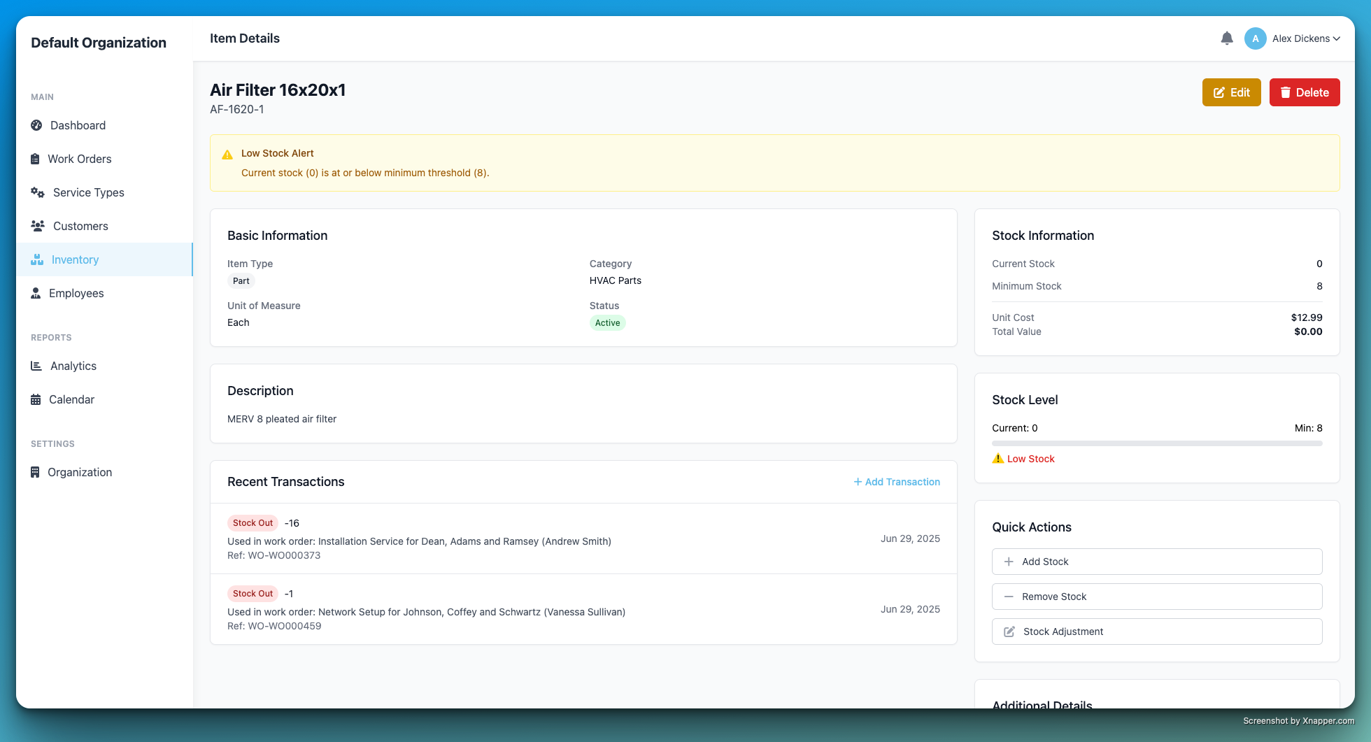 Customer Management - Comprehensive customer profiles with service history, contact information, and automated notifications